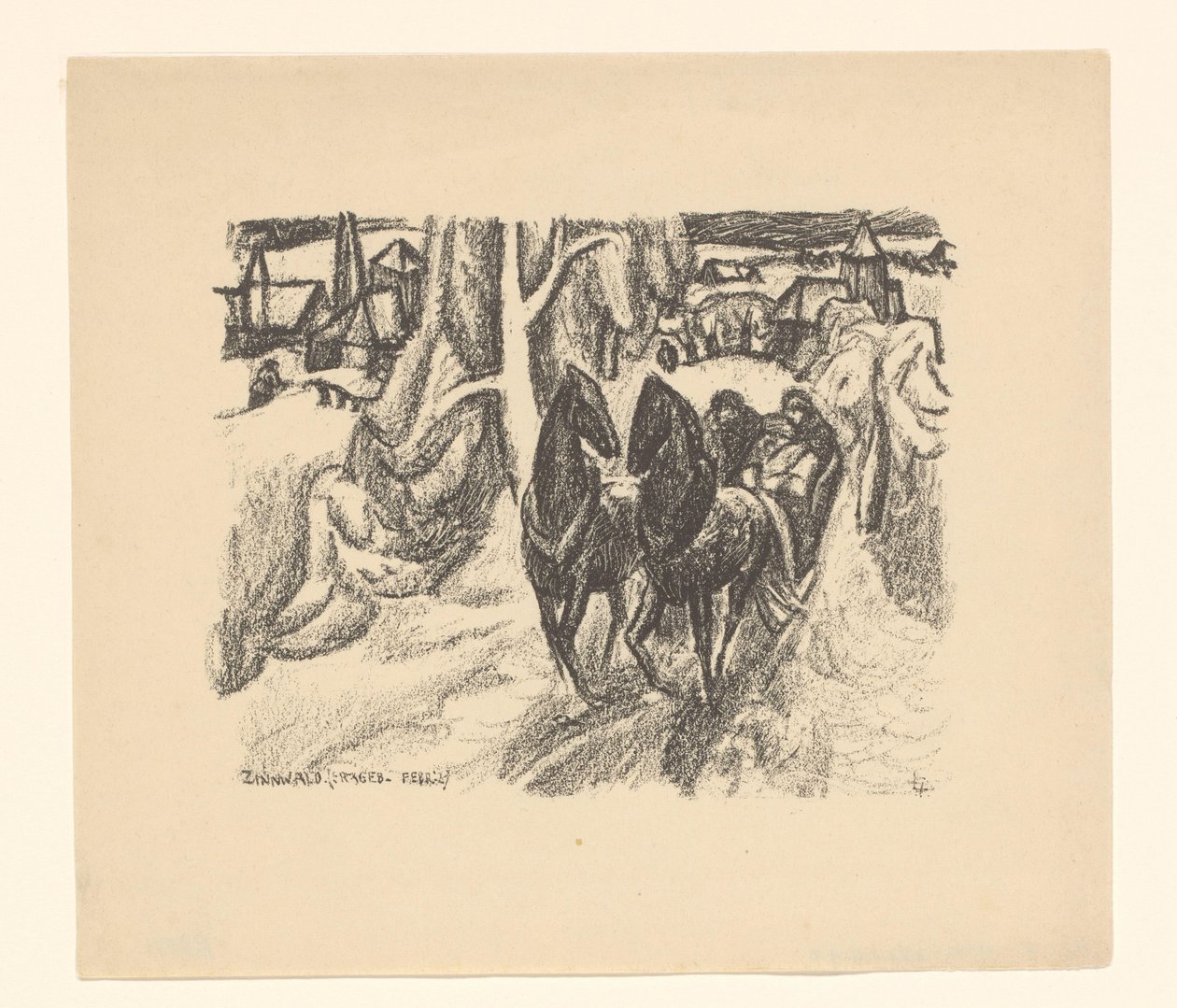 Zinnwald (Ertsgebergte) (título original no objeto) de Leo Gestel