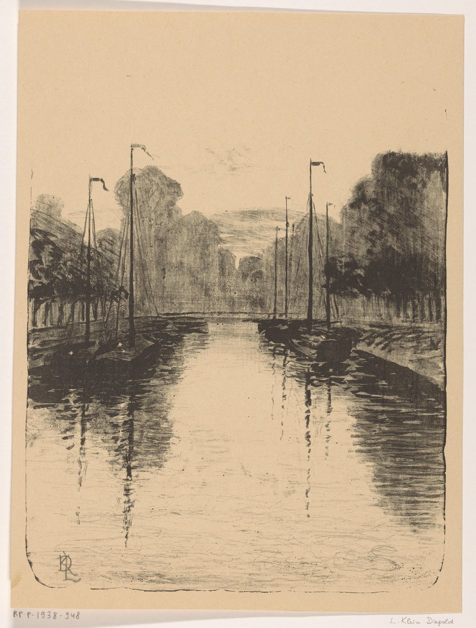 Singel te Utrecht (título original no objeto) de Leo Klein von Diepold
