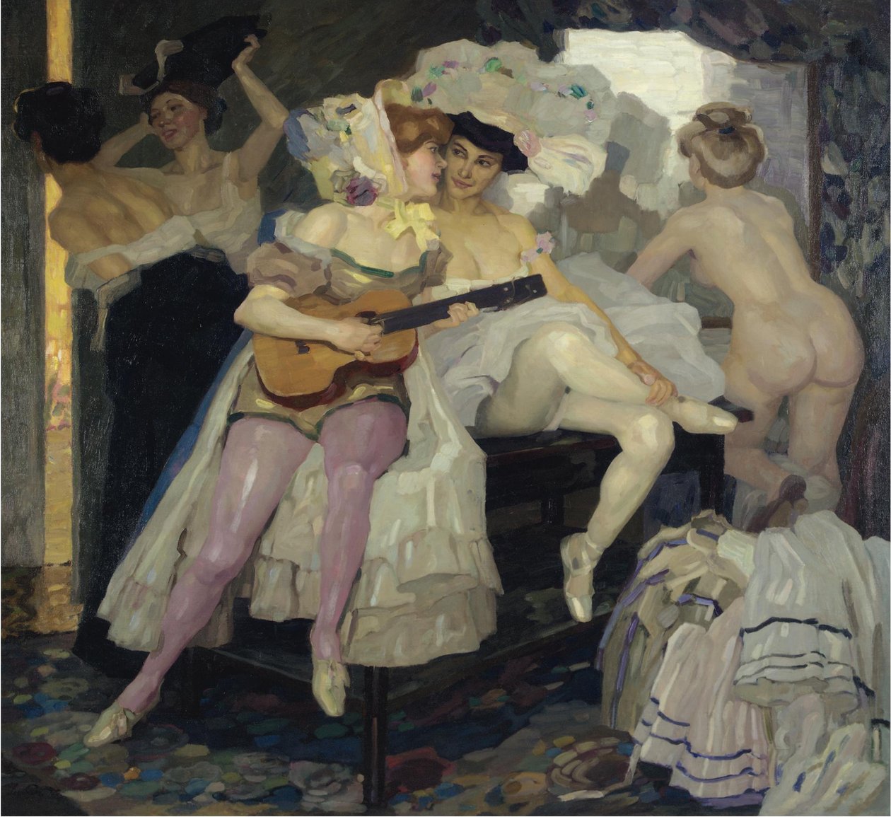 Nos bastidores, 1905 de Leo Putz