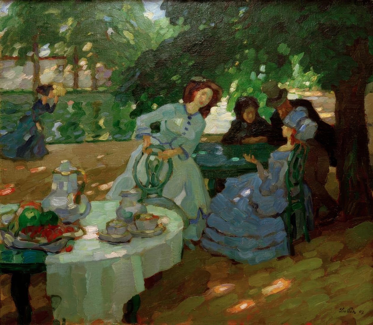 Café da manhã ao ar livre de Leo Putz