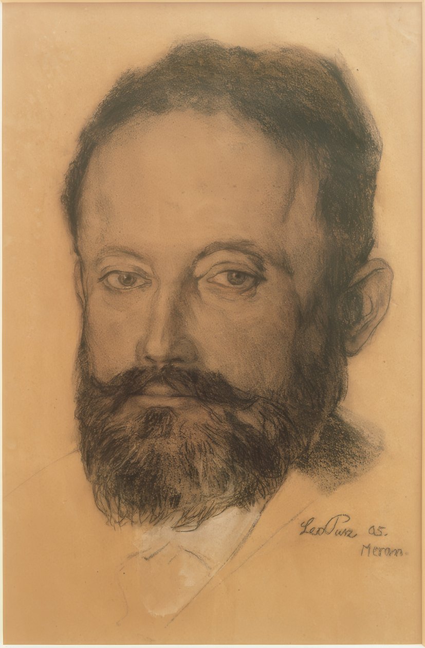Retrato de um homem de Leo Putz