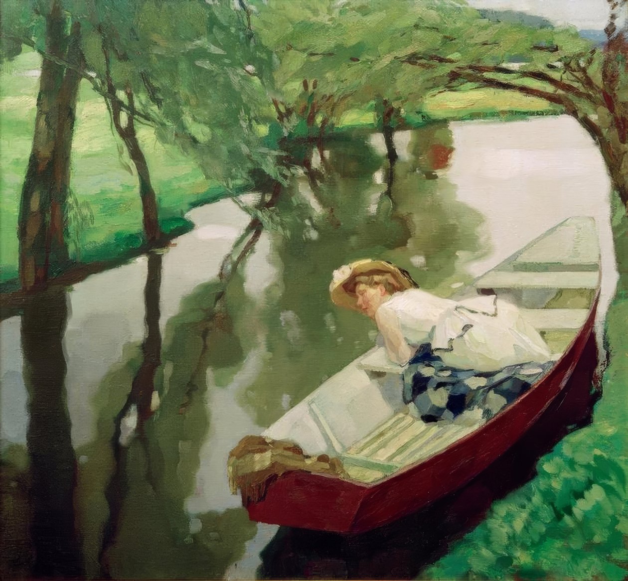 Na barcaça de Leo Putz