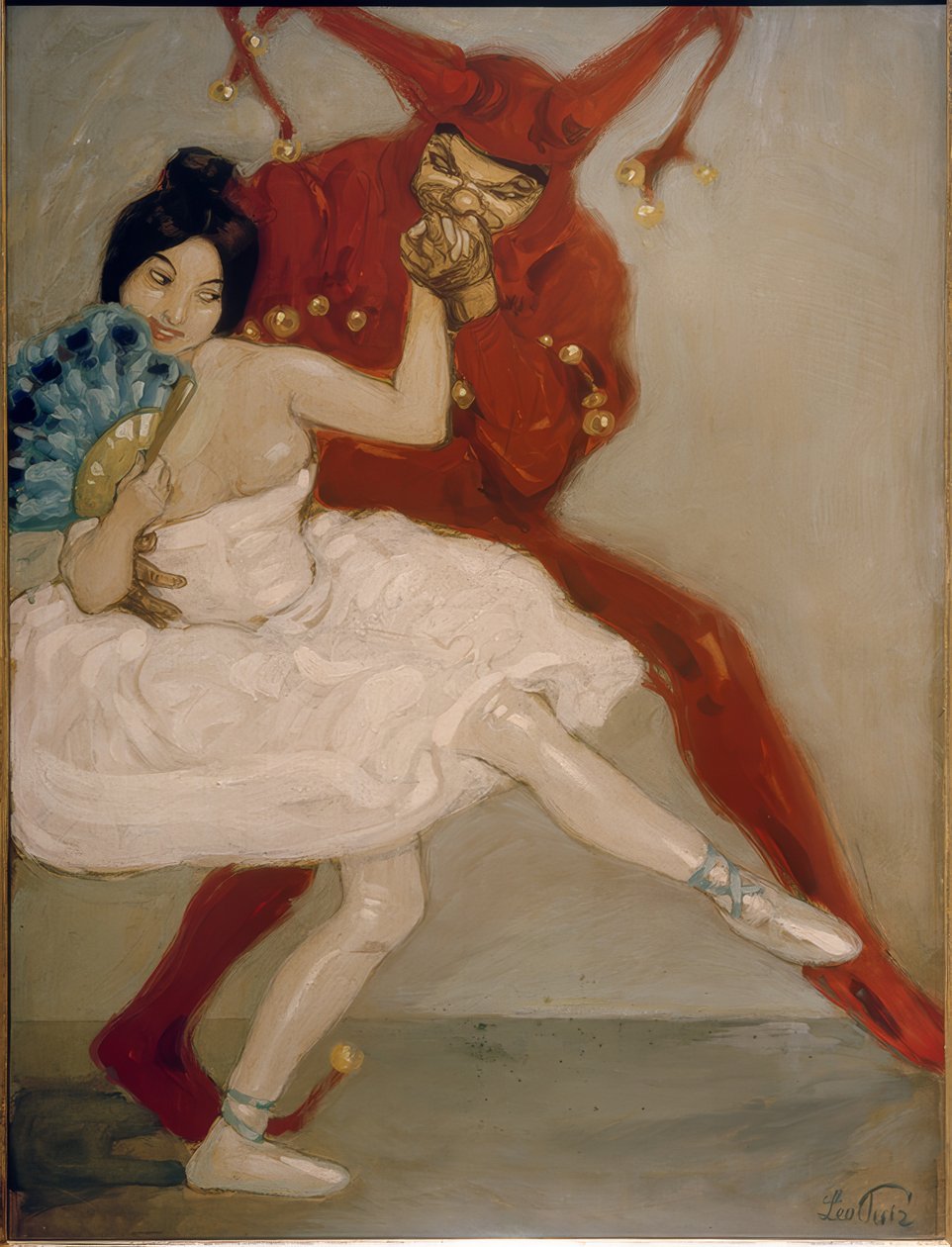 Até Eulenspiegel e dançarino de ballet de Leo Putz