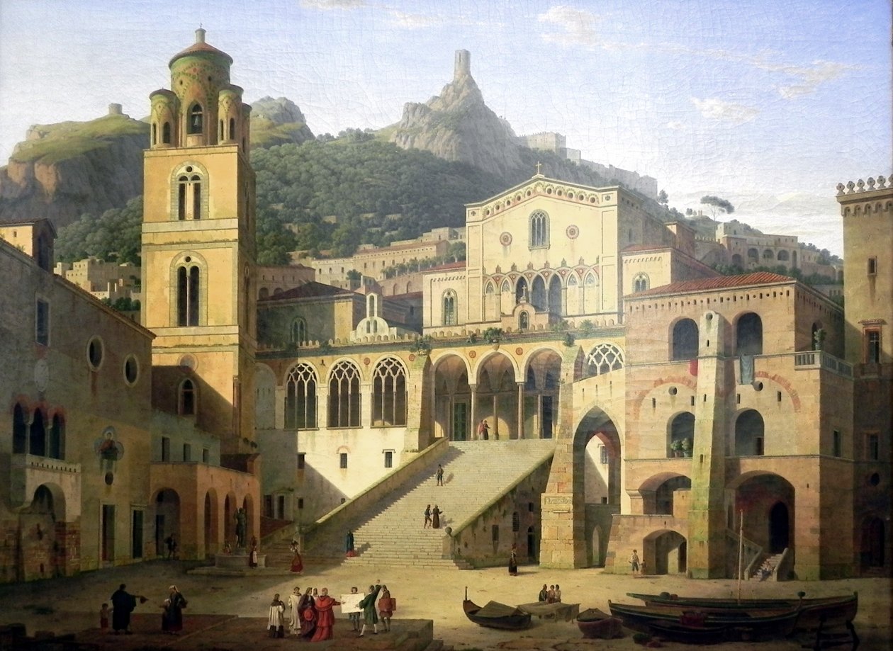 Praça da Catedral de Klenze Amalfi de Leo von Klenze