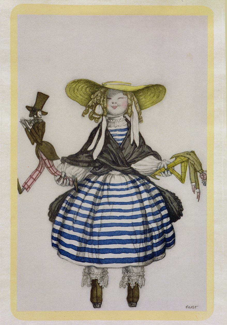 Traje para a Fantoche, de La Boutique Fantastique, 1917 de Leon Bakst