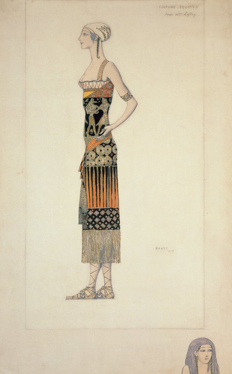 Traje Egípcio de Leon Bakst