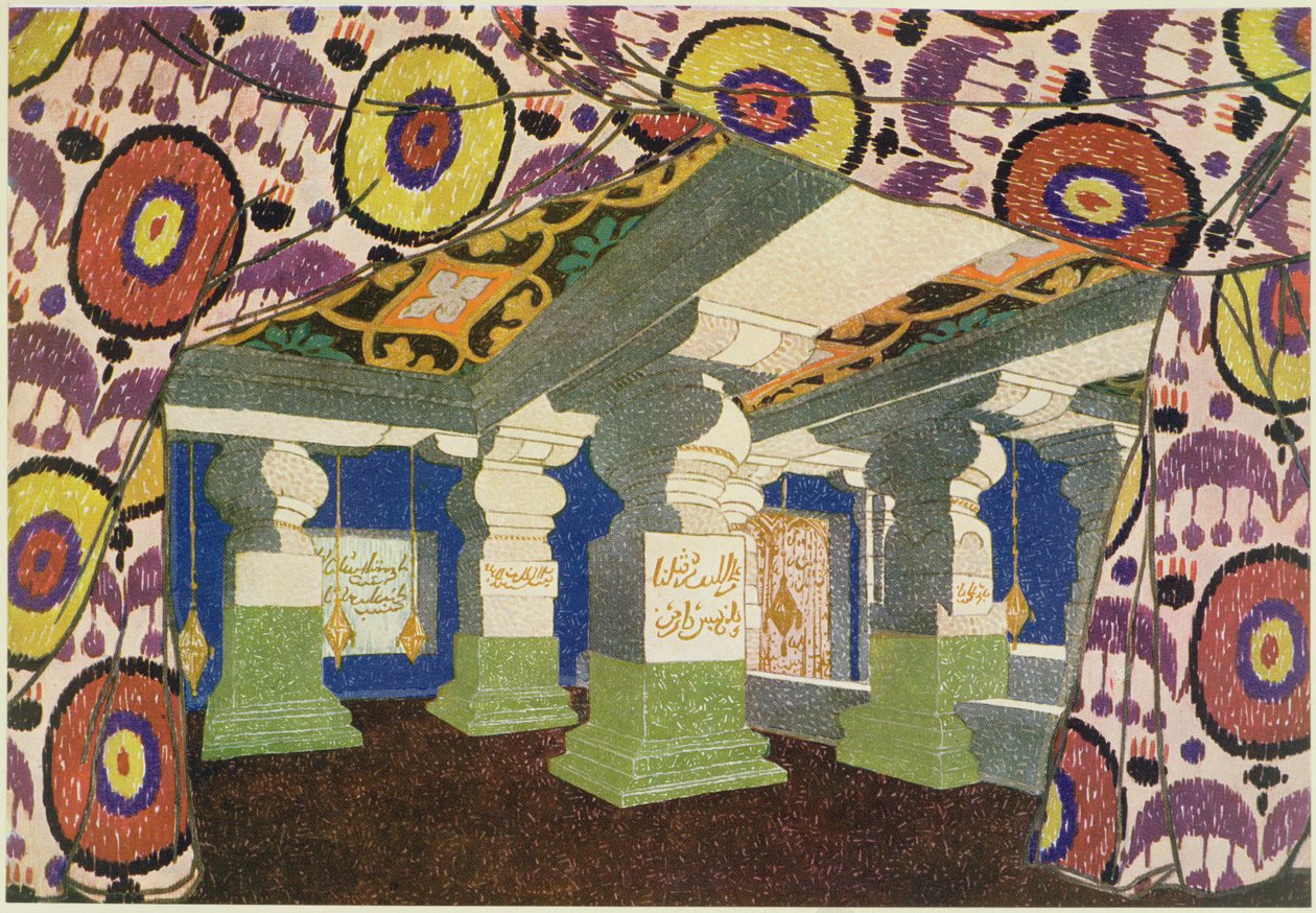 Design Cenário Oriental de Leon Bakst