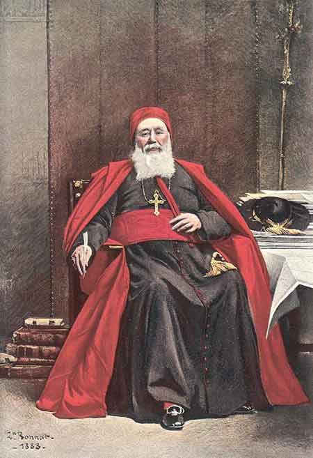 O cardeal Charles Lavigerie, archeveque dAlger 1825-1892n de Leon Joseph Florentin Bonnat