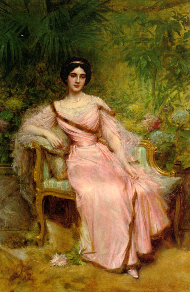 Retrato de Suzanne Hudelo de Leon Francois Comerre