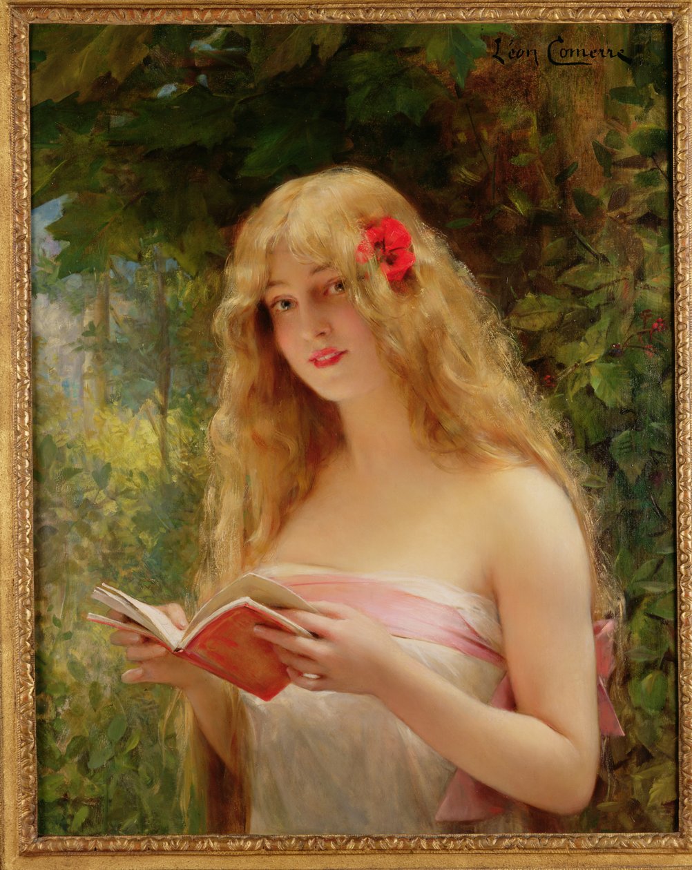 O belo leitor (o belo leitor) de Leon Francois Comerre