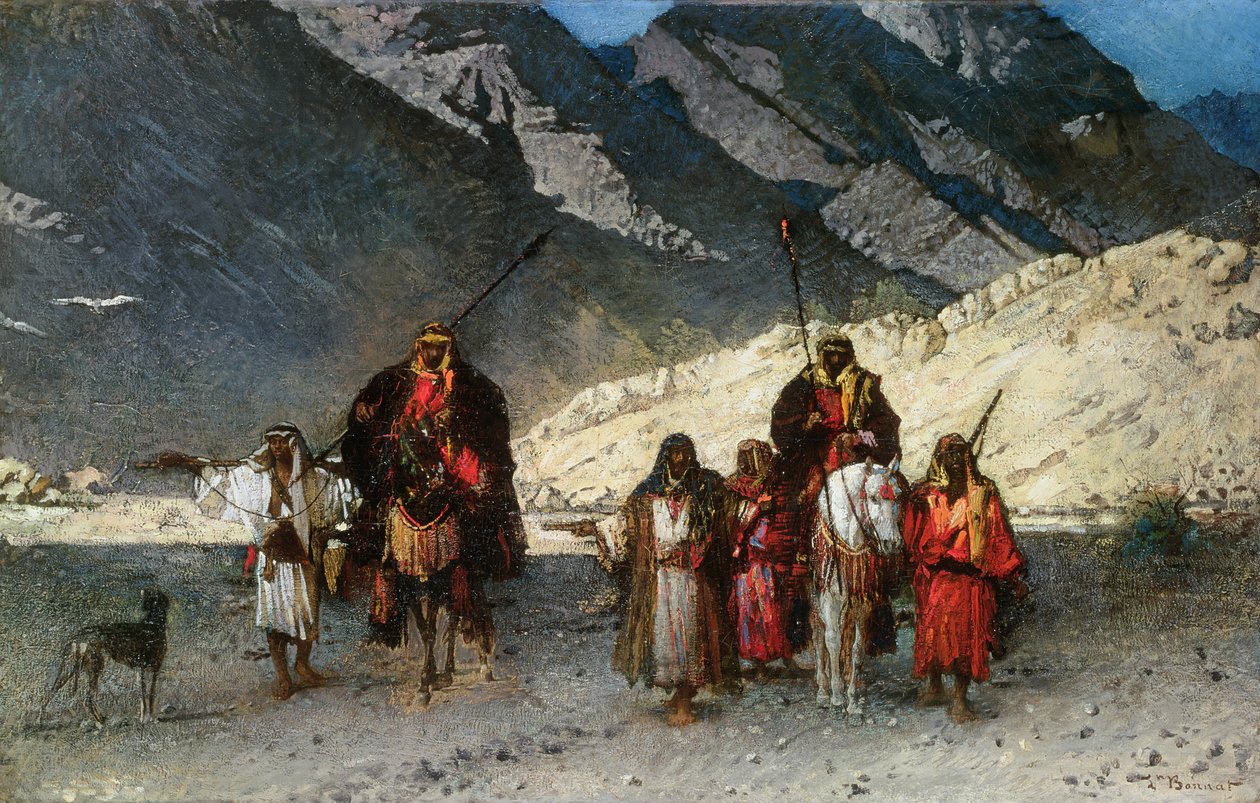 Nas montanhas de 1870 de Leon Joseph Florentin Bonnat