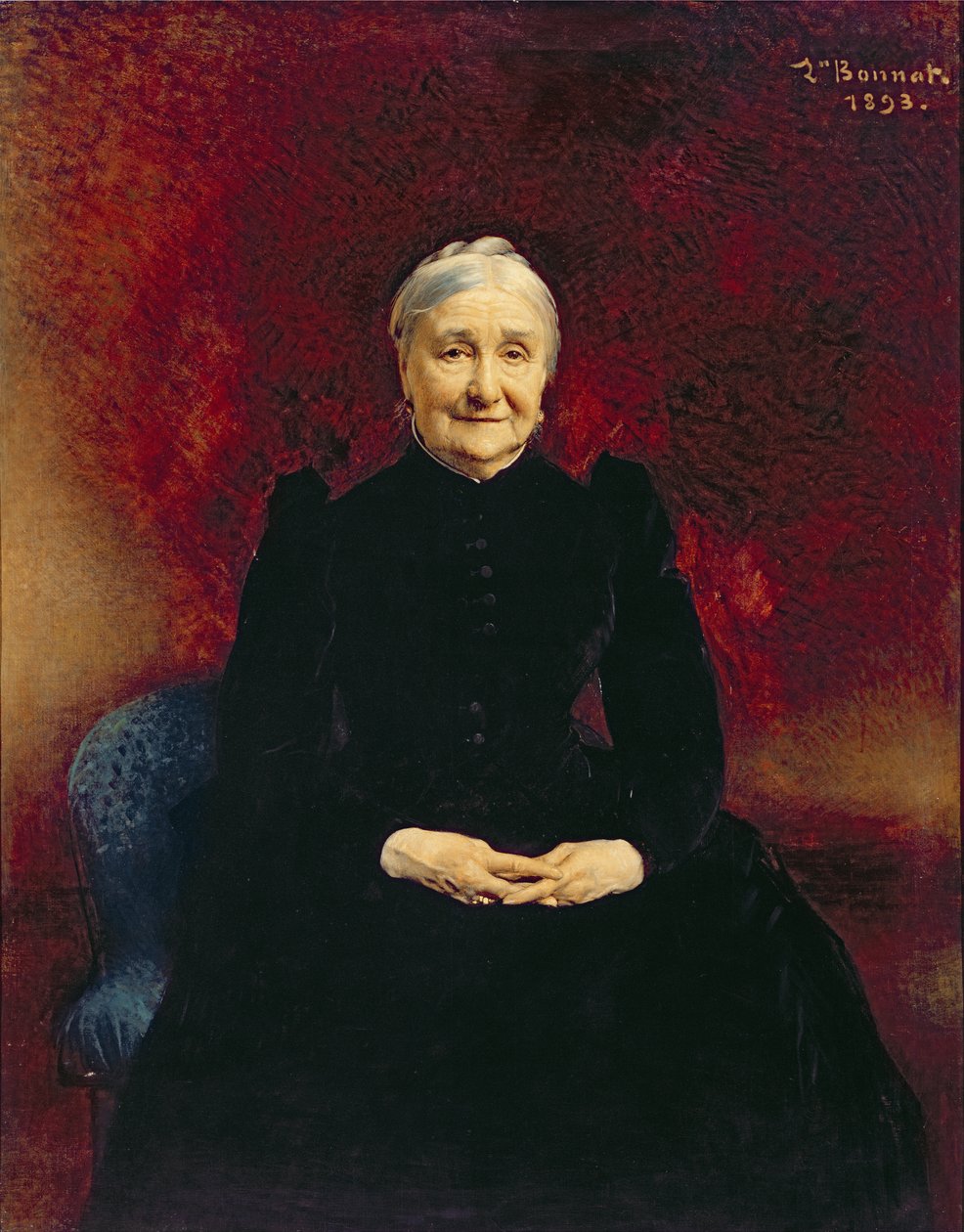 Madame Bonnat, mãe do artista, 1893 de Leon Joseph Florentin Bonnat