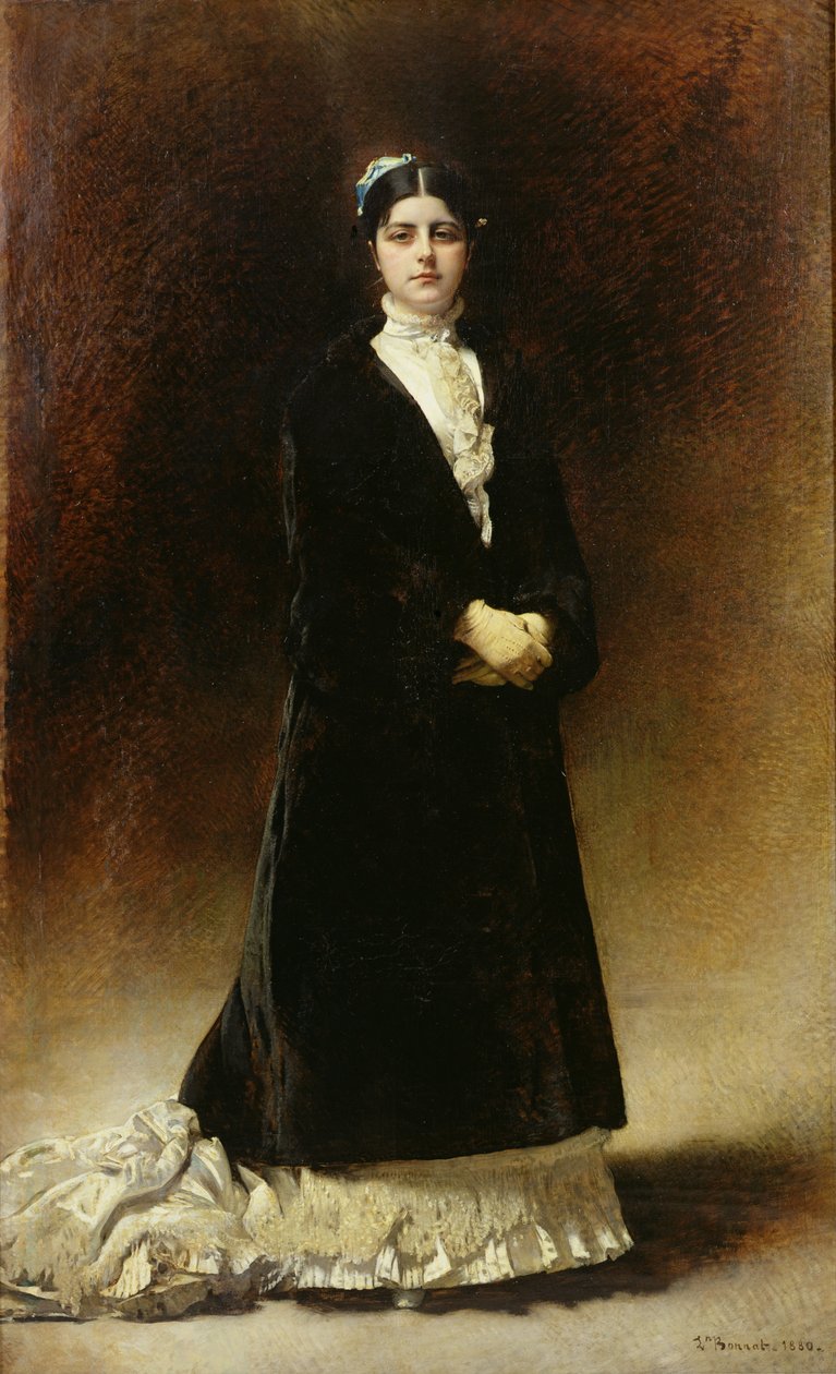 Retrato de Emanuella Pignatelli, Condessa Potocka, 1880 de Leon Joseph Florentin Bonnat