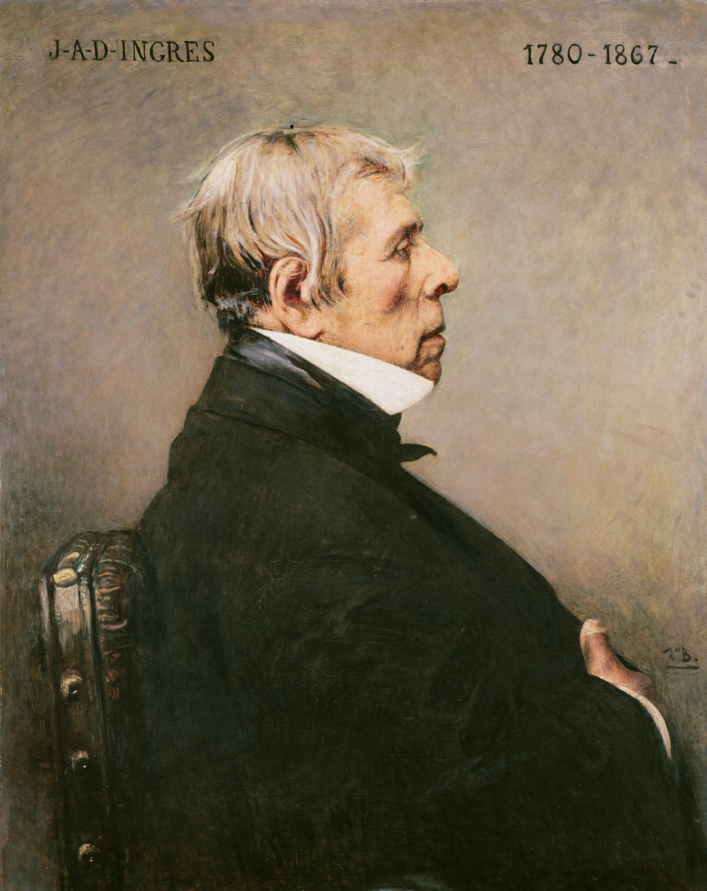 Retrato de JAD Ingres (1780-1867) de Leon Joseph Florentin Bonnat