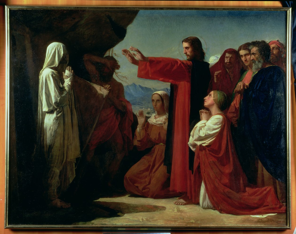 O levantamento de Lázaro, 1857 de Leon Joseph Florentin Bonnat