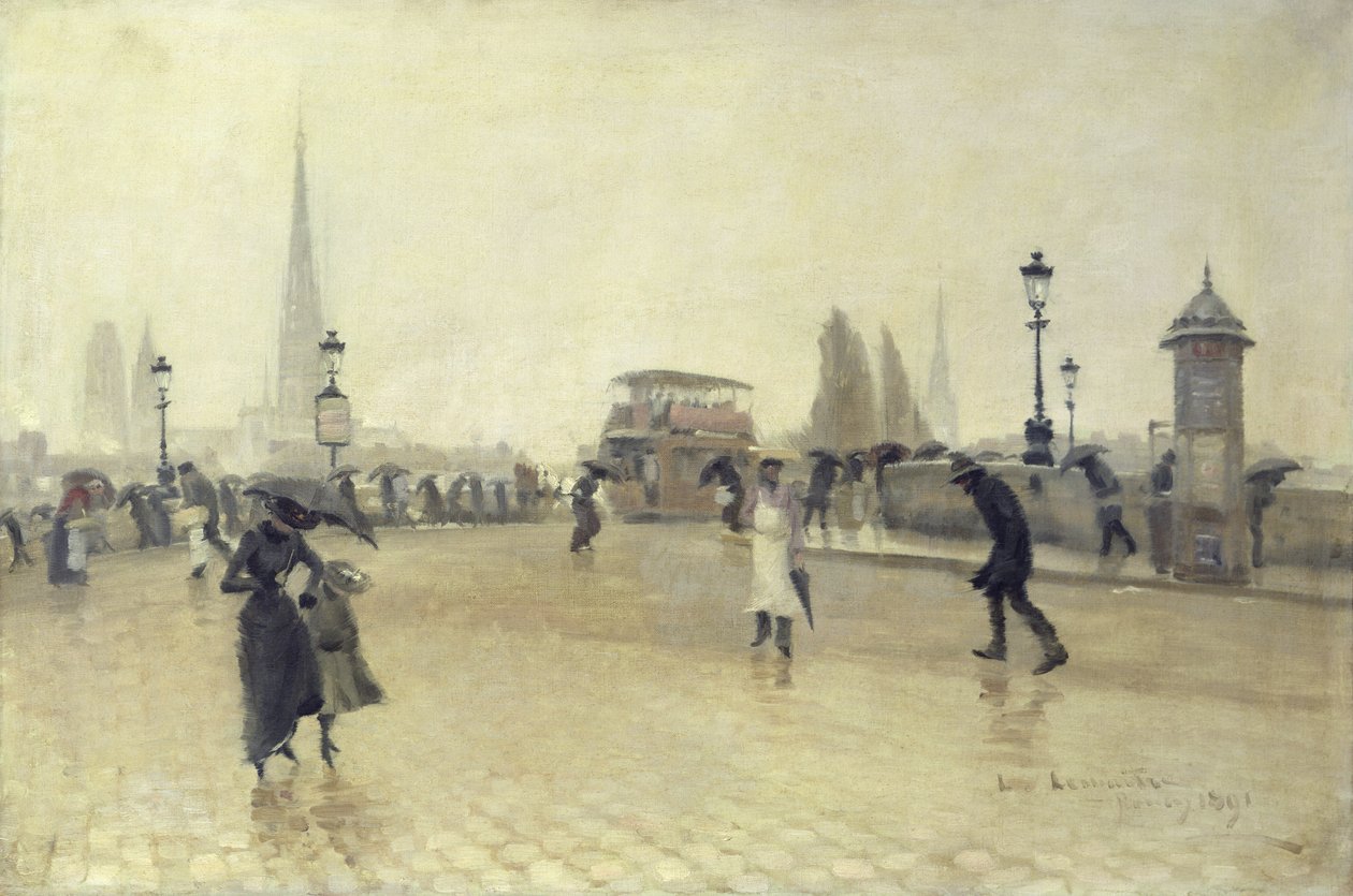 A ponte de Corneille, Rouen, 1891 de Léon Jules Lemaître