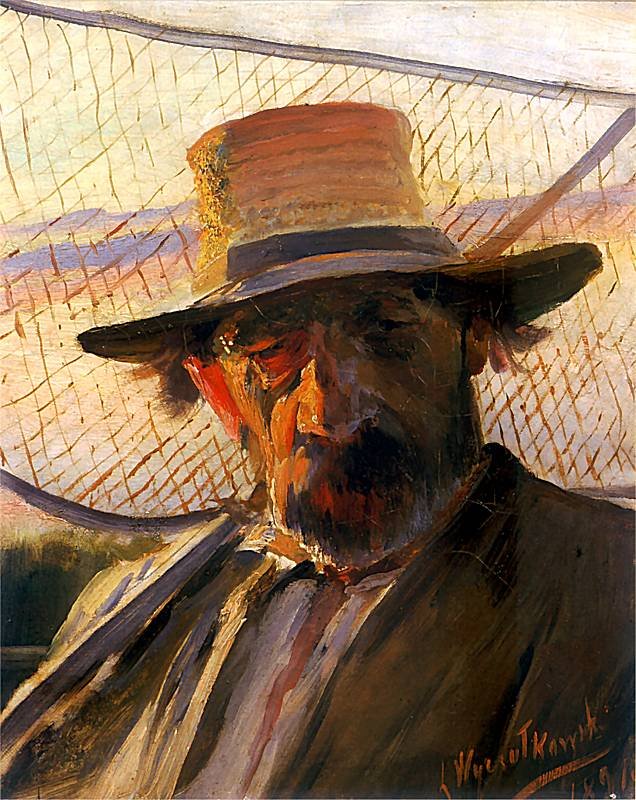 Rybak.nEnglish: Pescador.n de Leon Wyczokowski
