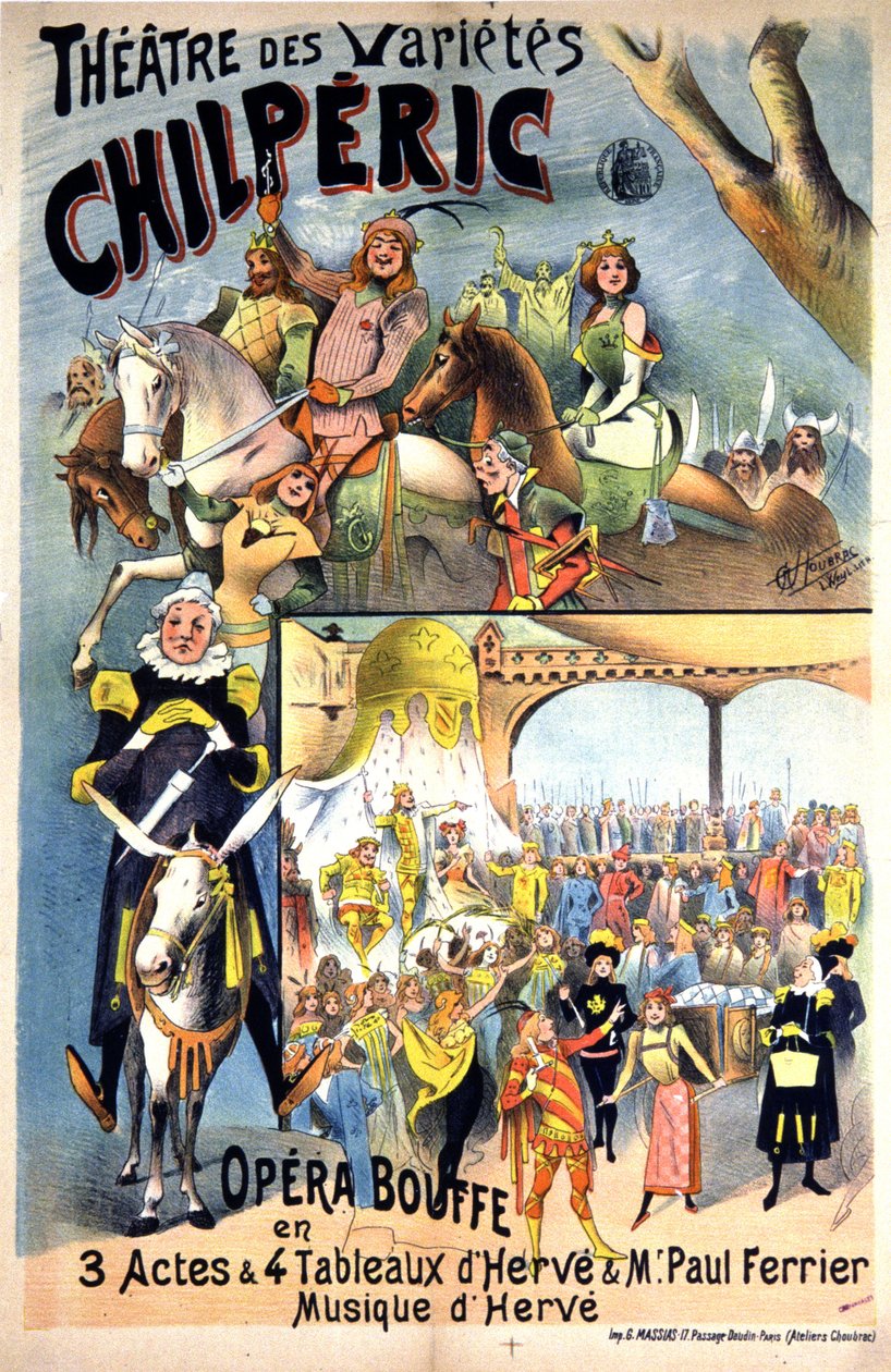 Chilperic, a opereta de Herve de Leon Choubrac