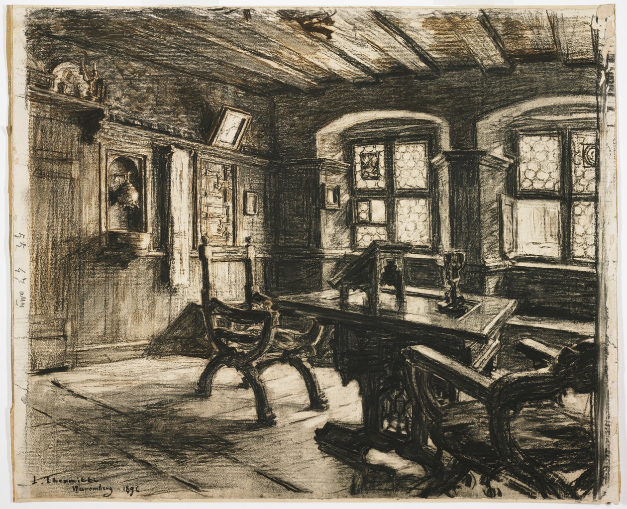 Quarto Durer em Nuremberg, 1896 de Leon Augustin Lhermitte