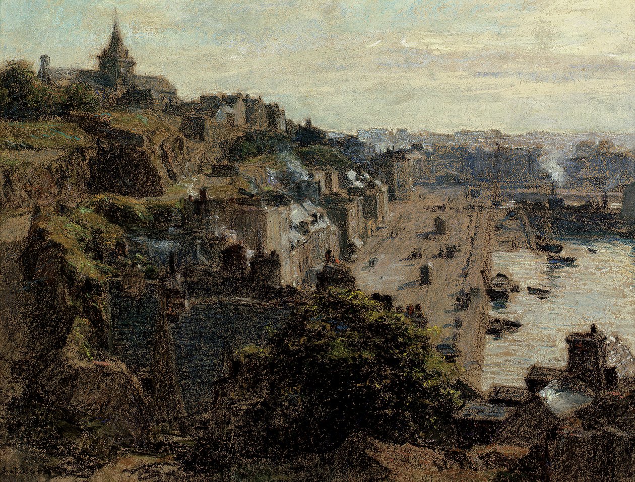 Granville, manhã, 1892 de Leon Augustin Lhermitte