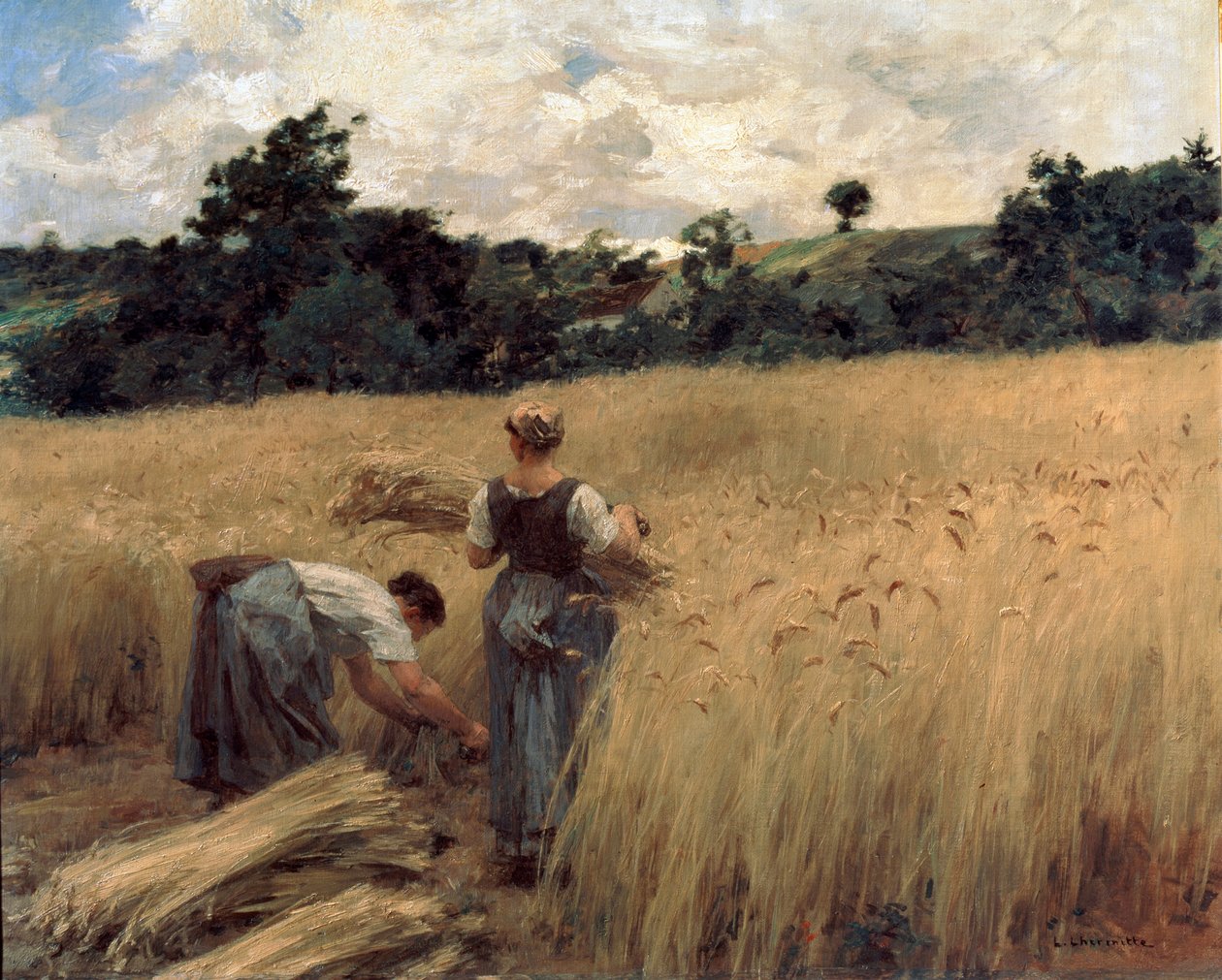 Reapers, 19 ou início do século 20 de Leon Augustin Lhermitte
