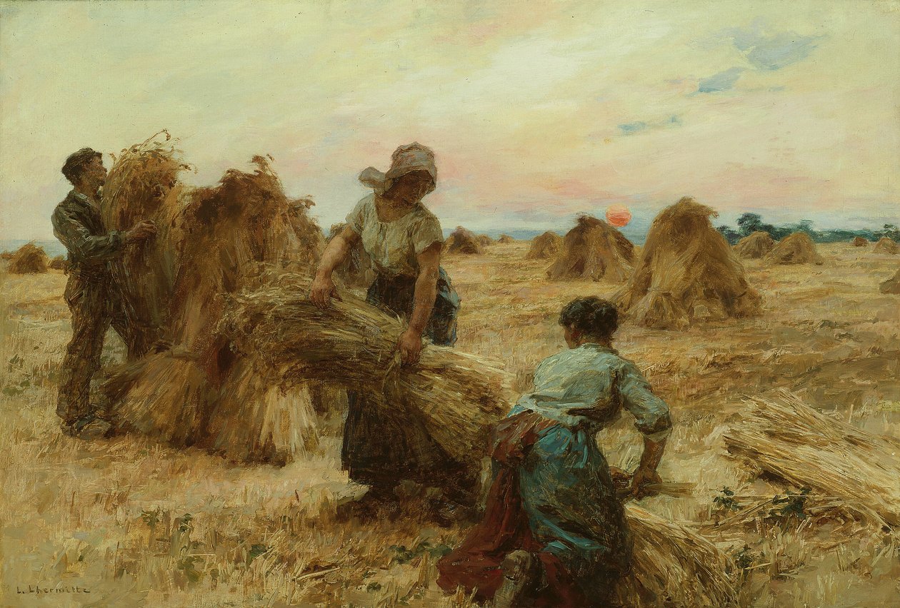 As colheitadeiras de Leon Augustin Lhermitte