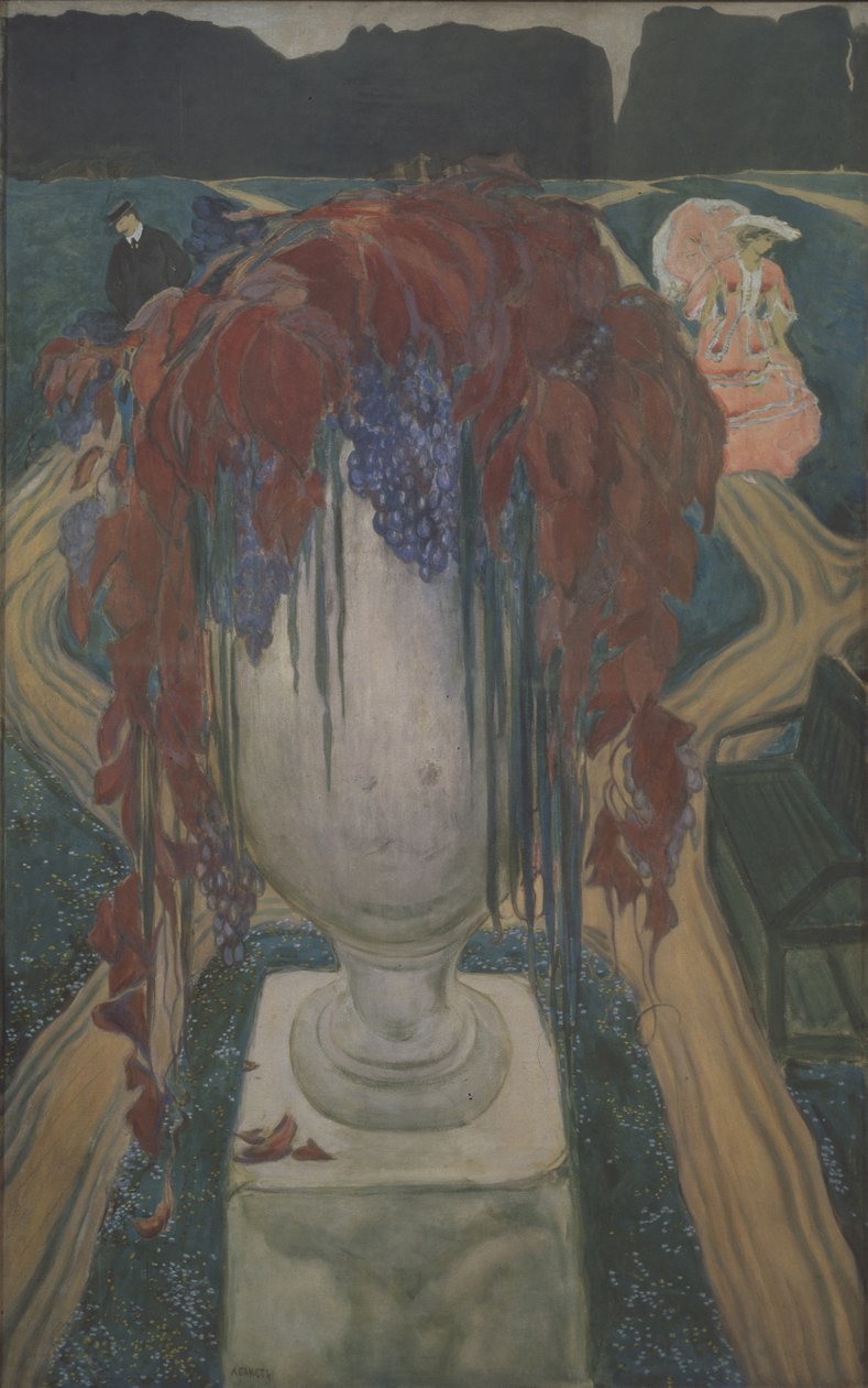 Outono um vaso, 1906 de Leon Bakst