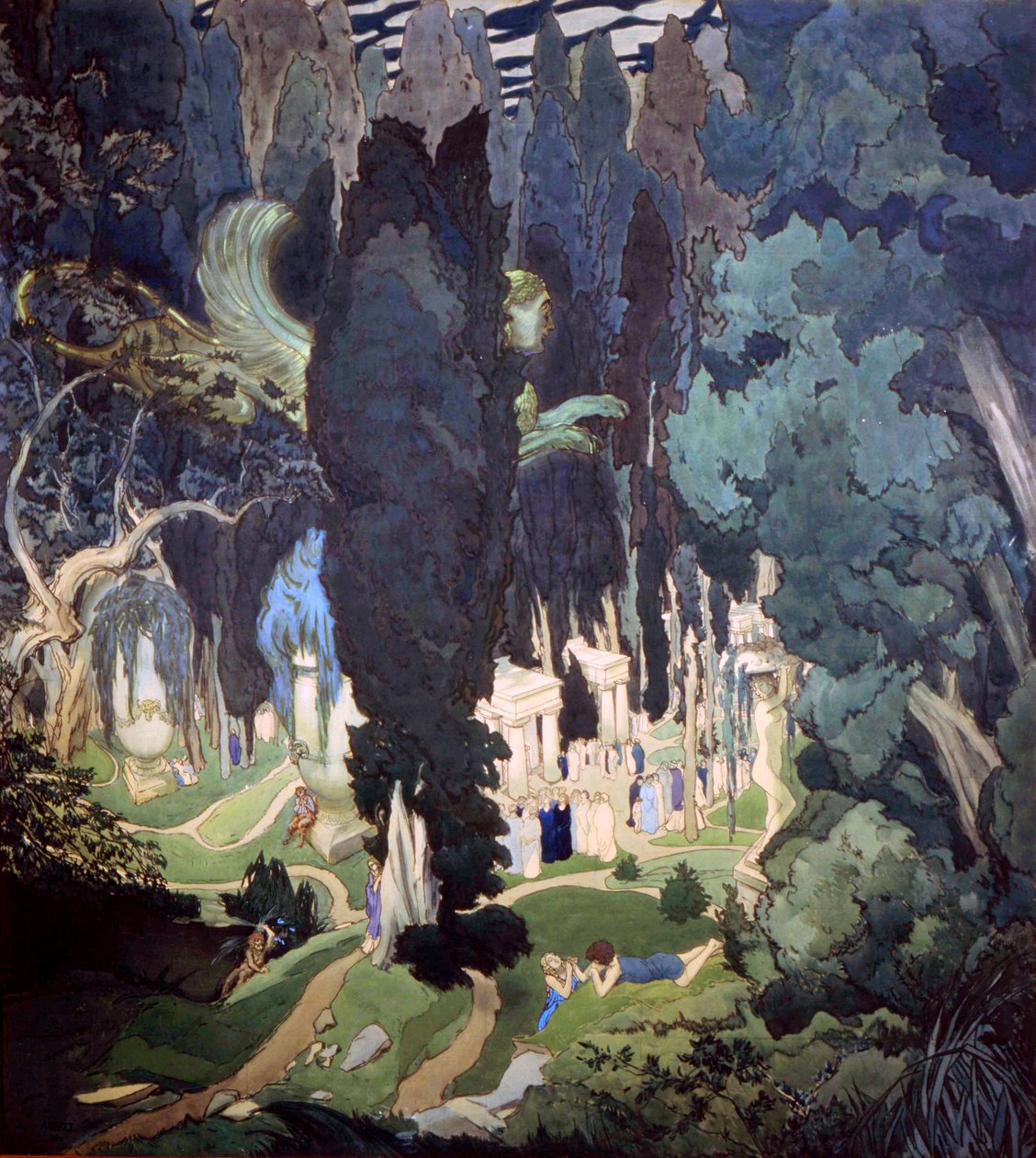 Elysium, 1906. de Leon Bakst