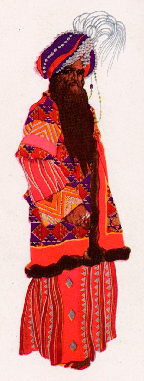O Sultão Samarcanda, 1922, 1923 de Leon Bakst