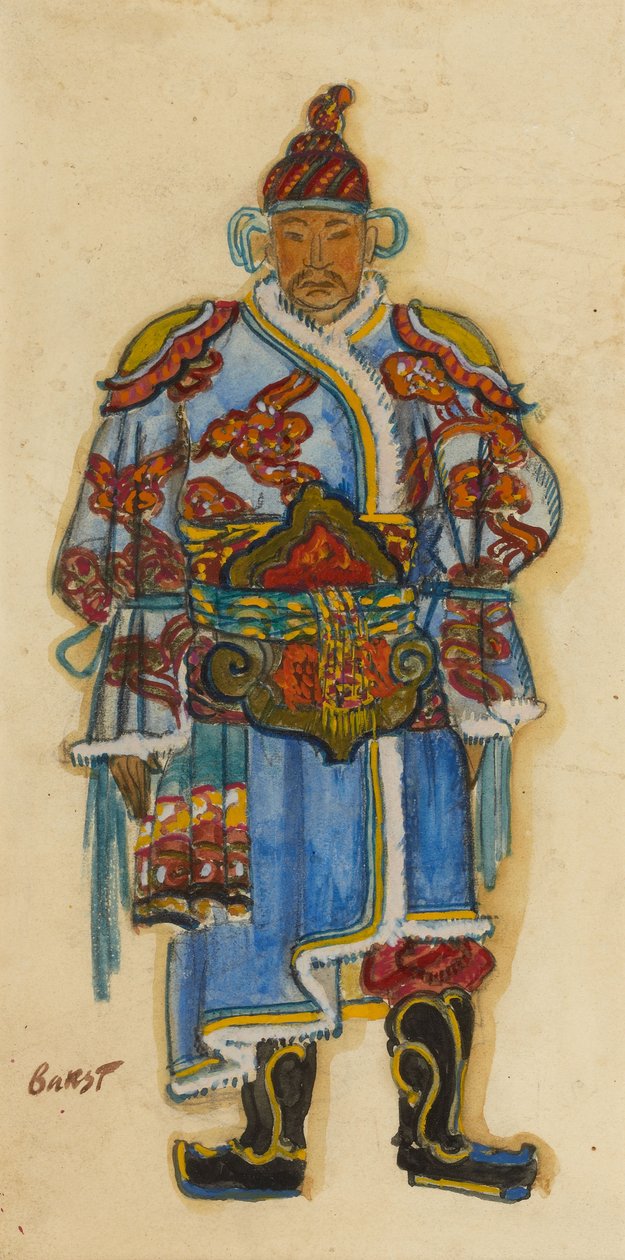 Figurino Oriental de Leon Bakst
