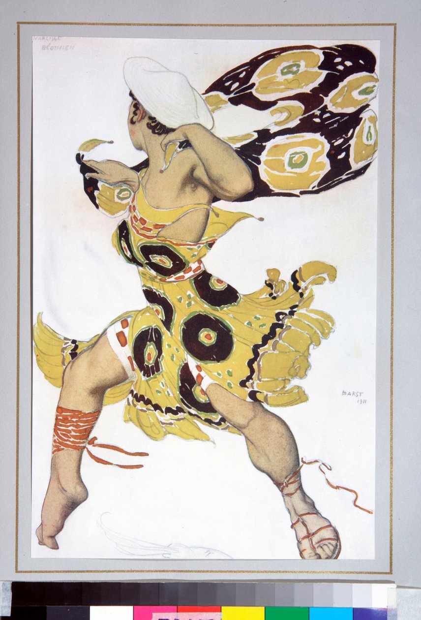 Fobos. Fantasia para o ballet "Narciso de Leon Bakst