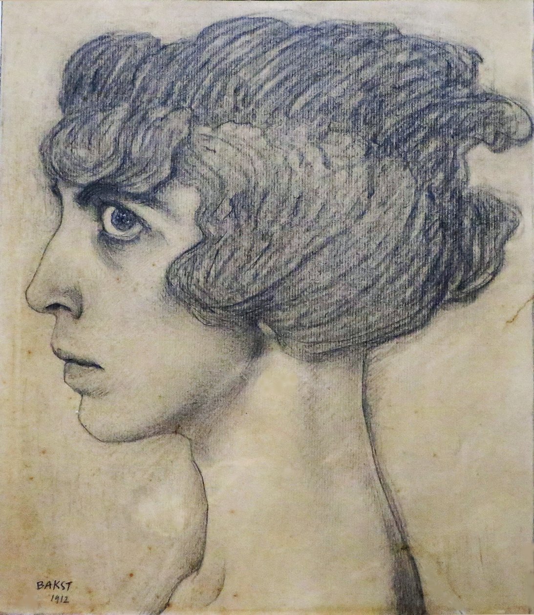 Retrato de Marchesa Luisa Casati, 1912. de Leon Bakst