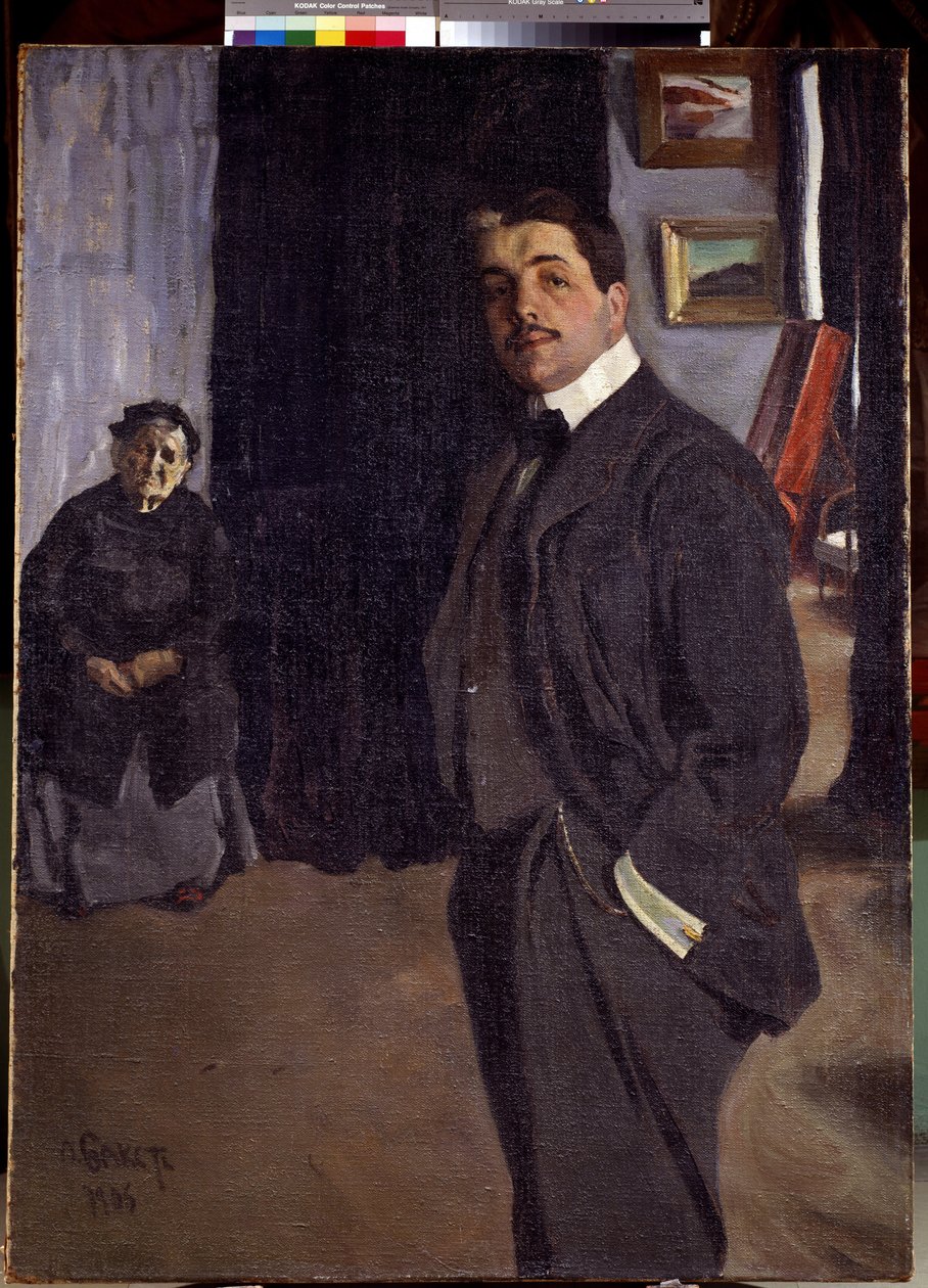Retrato de Sérgio de Dyaghilev de Leon Bakst