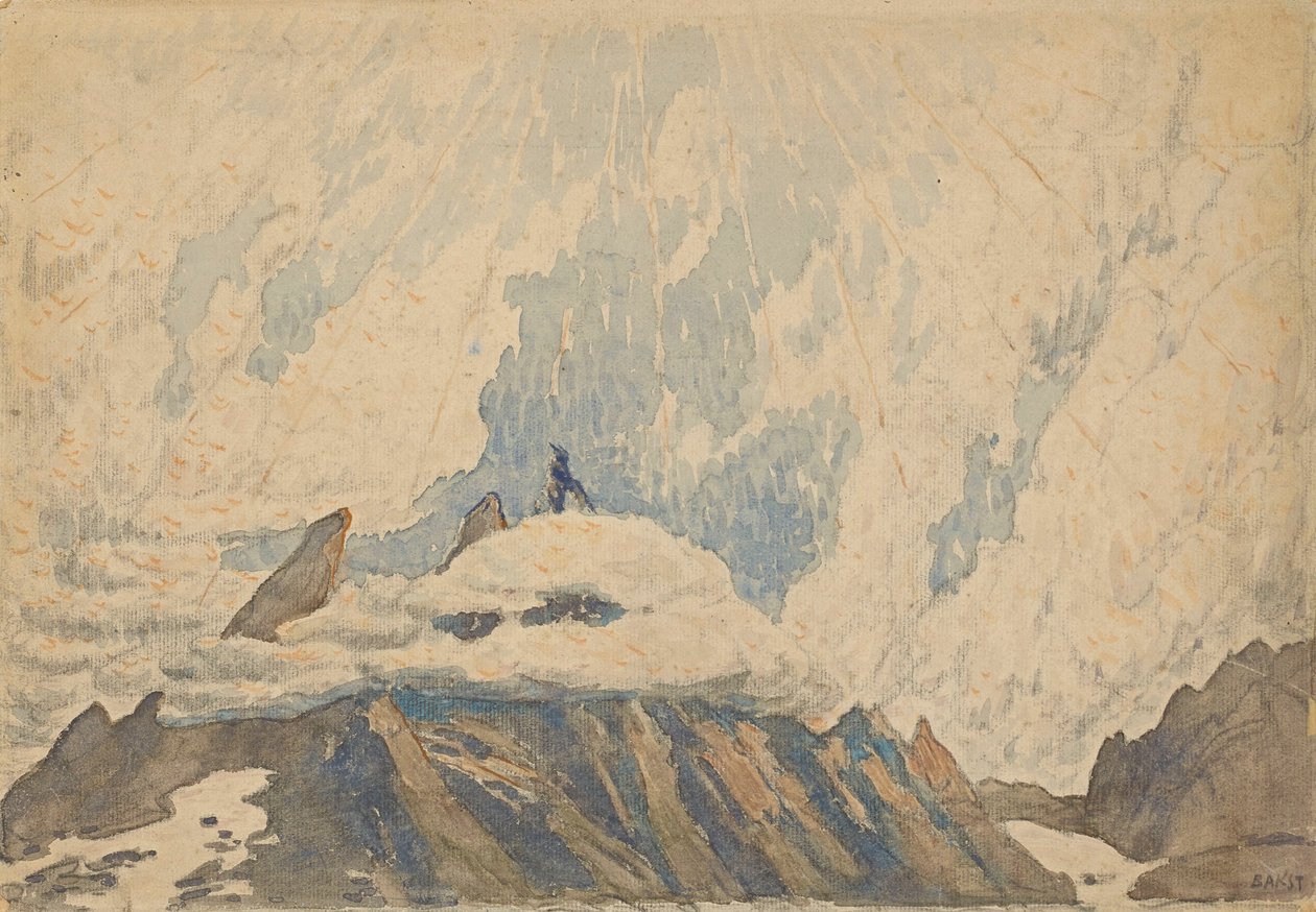 Cenografia para o balé La damnation de Faust, de Hector Berlioz, início dos anos 20. de Leon Bakst