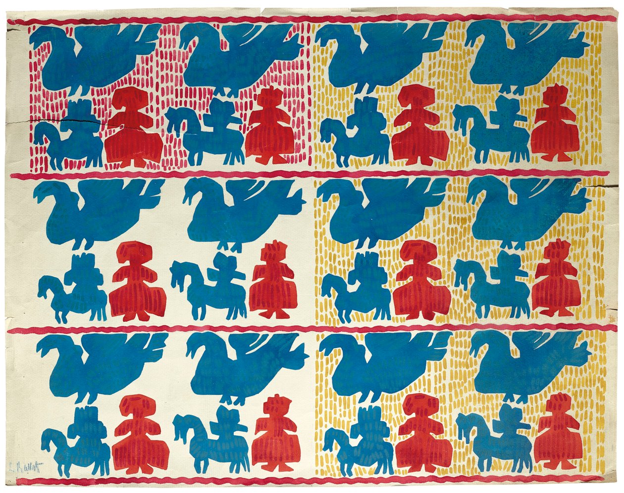 Design têxtil, início do século XX .. de Leon Bakst