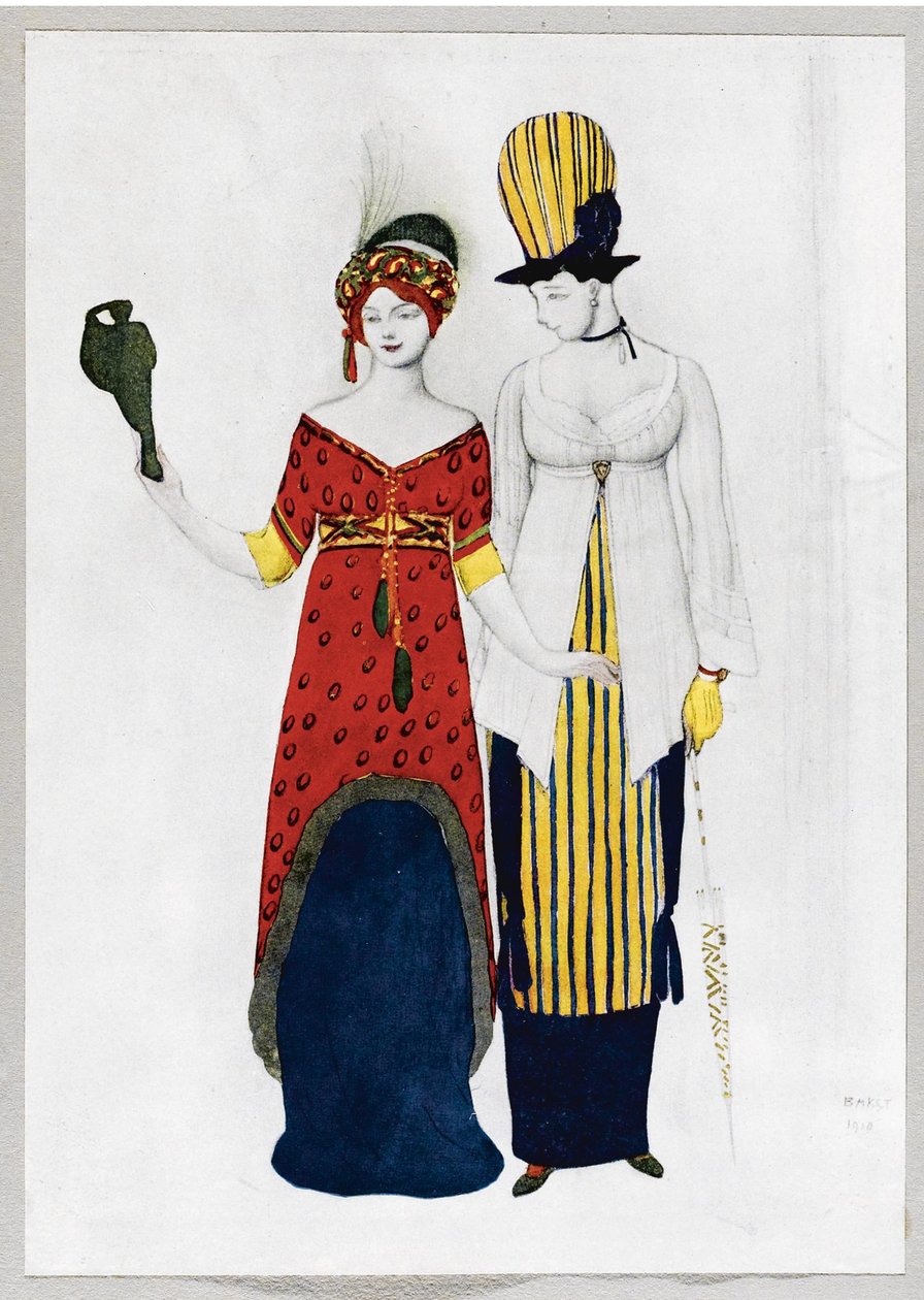 A arte decorativa de Léon Bakst, Londres: The Fine Art Society, 1913, 1913 de Leon Bakst