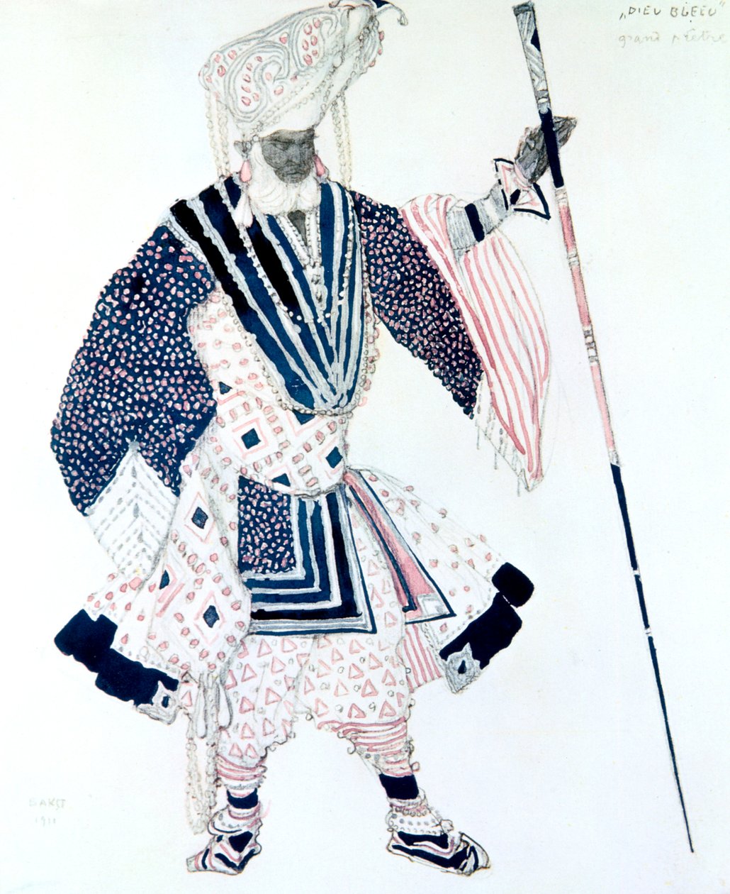 O Sumo Sacerdote O Sumo Sacerdote, figurino de balé, 1911 de Leon Bakst