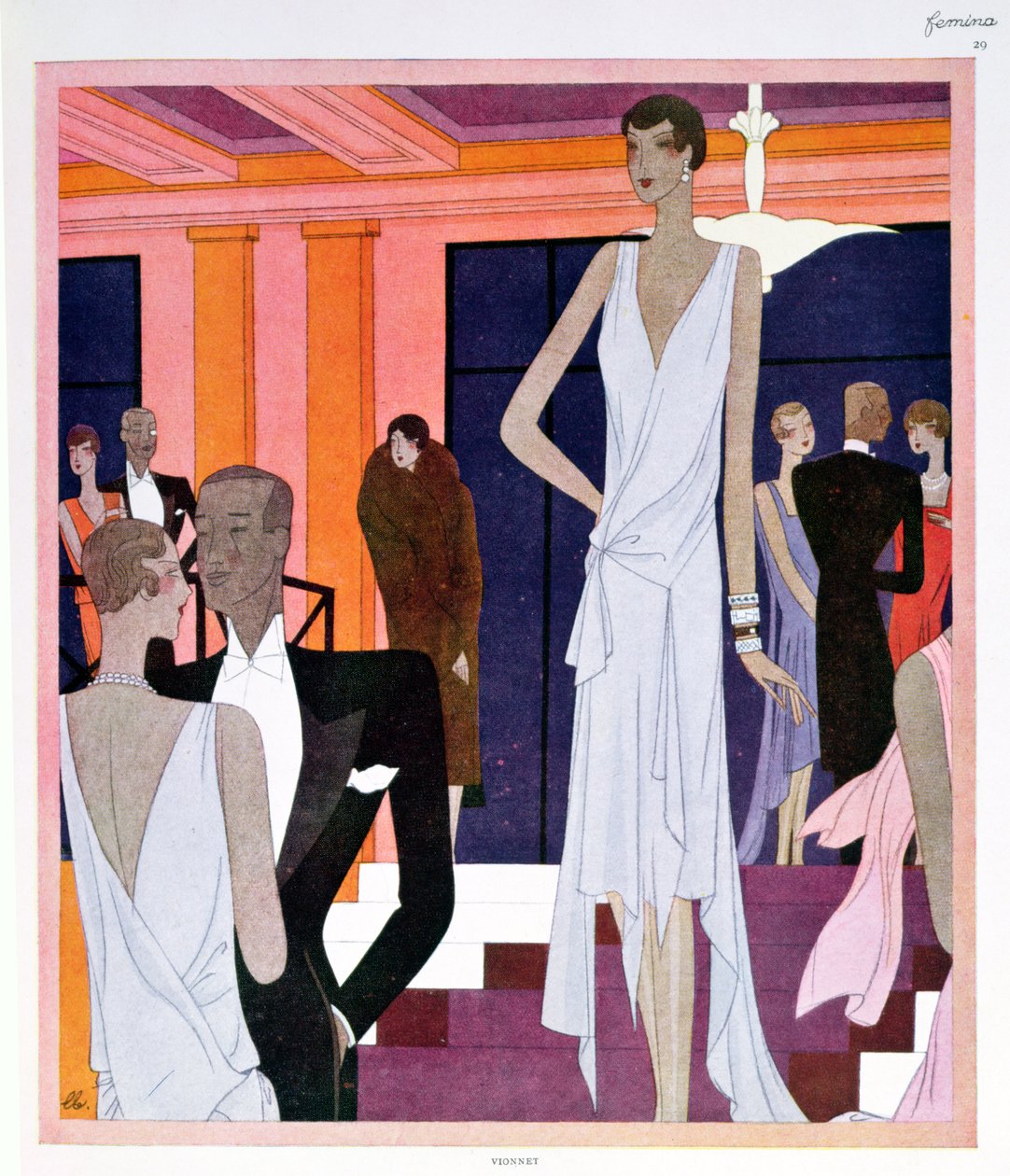 O Miramar em Cannes, placa de moda da revista 