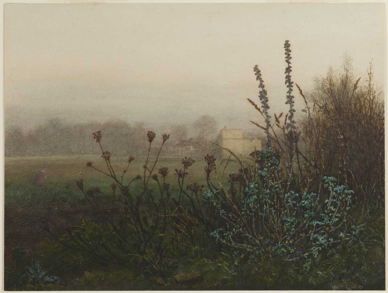 Paisagem rural de Léon Bonvin