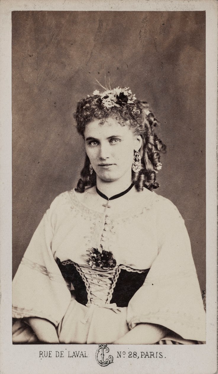 Retrato de Christine Nilsson 1843-1921. de Leon Cremiere