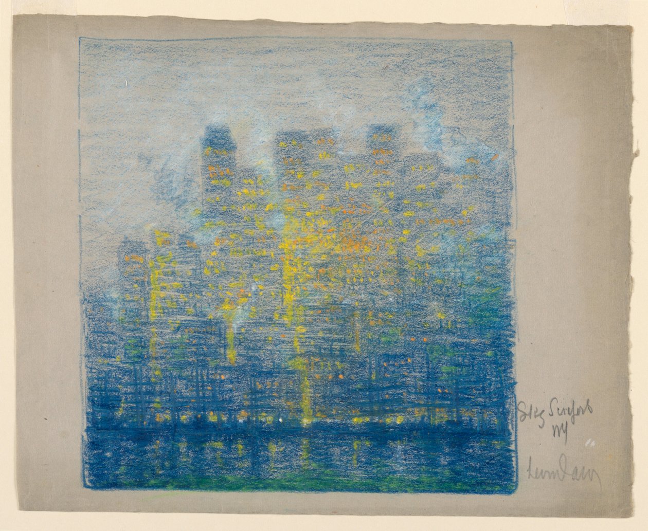 Arranha-céus, Nova York de Leon Dabo