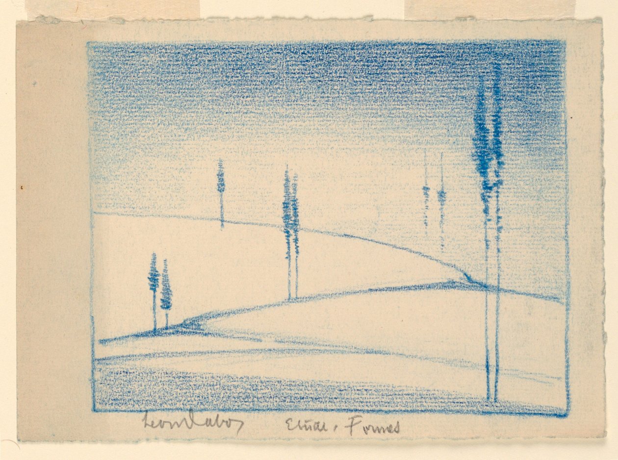 Paisagem Nevada (Formulários de Estudo) de Leon Dabo