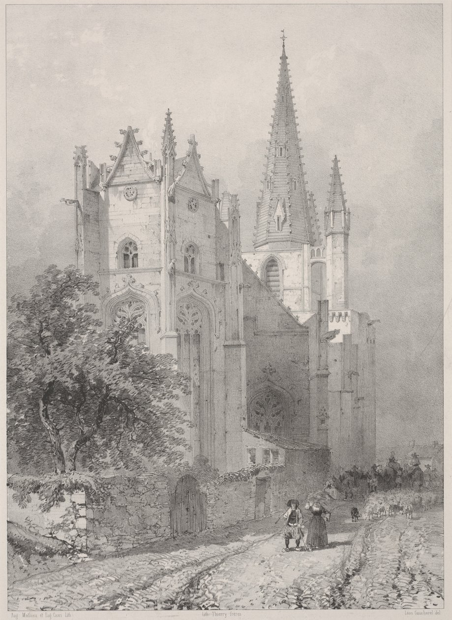 Igreja Hennebont, Bretanha de Leon Gaucherel