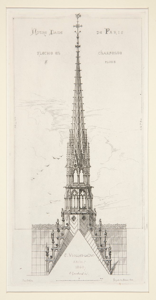 Notre Dame de Paris: Arrow in Frame and Lead de Leon Gaucherel