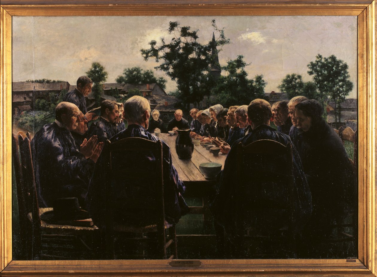 A refeição funerária de Leon Henri Marie Frederic