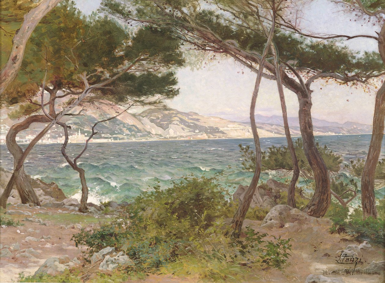 A Cote D&39;Azur de Leon Louis Tanzi