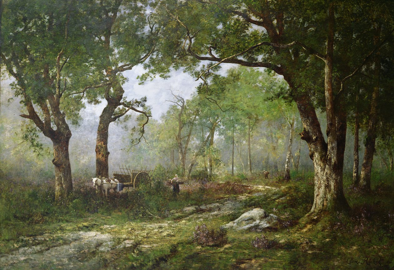 A Floresta de Fontainebleau de Leon Richet