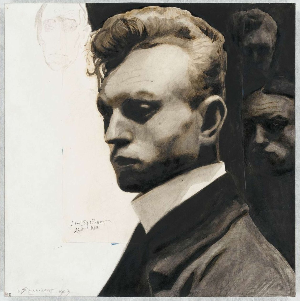 Autorretrato, 1903. de Leon Spilliaert