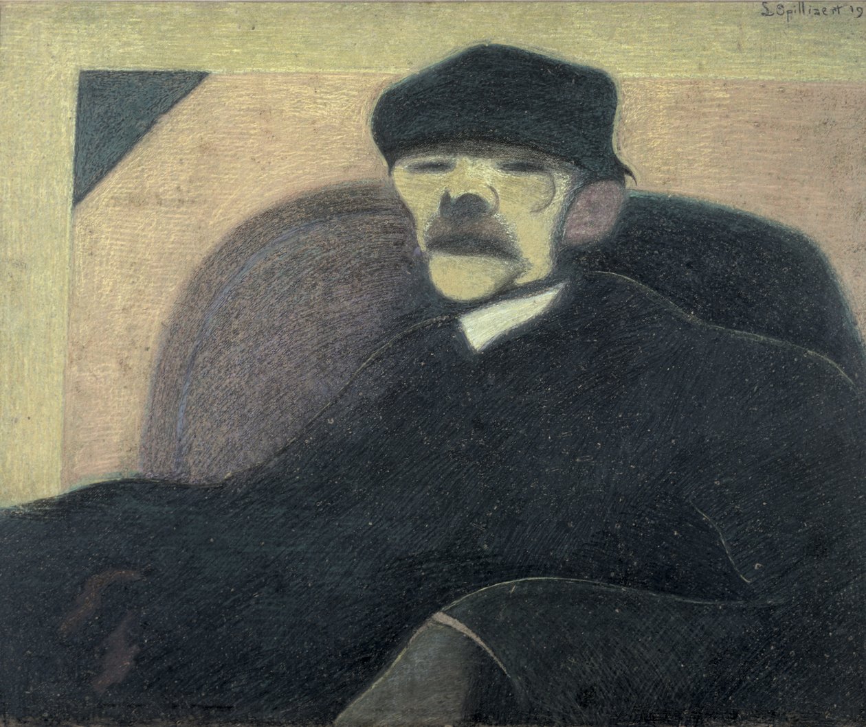 O Homem da Orelha Vermelha, Retrato de Gorky de Leon Spilliaert