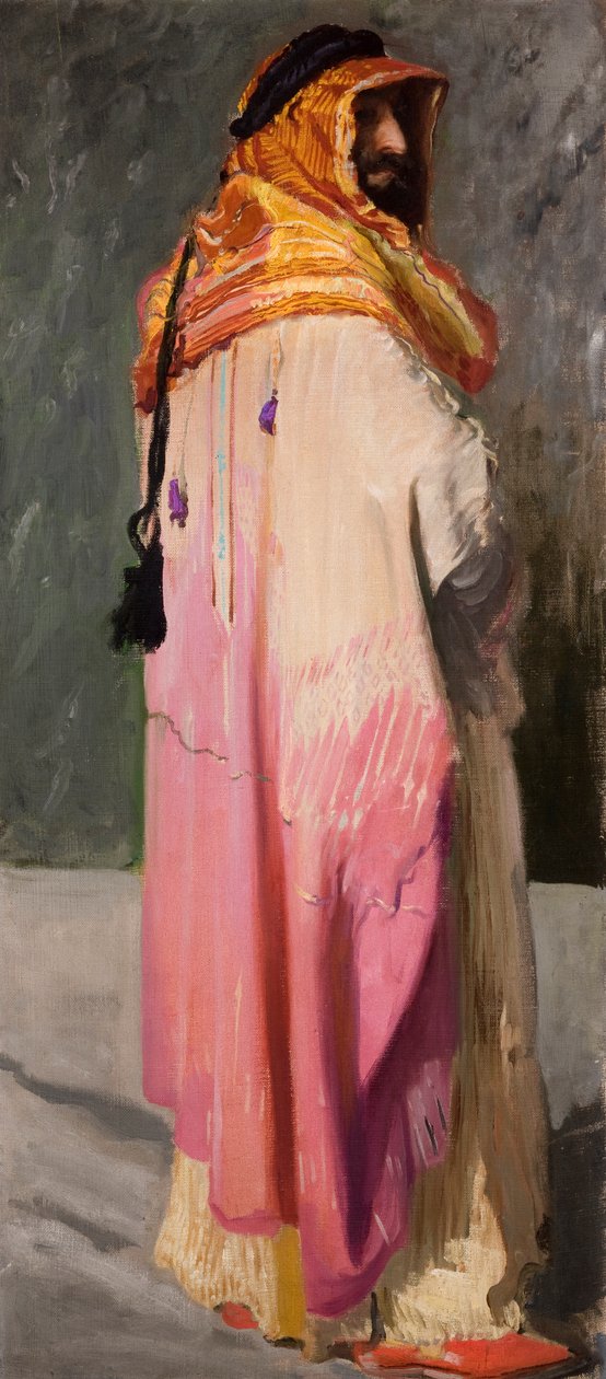 Retrato de Feliks Jasieński Vestido de beduíno de Leon Wyczolkowski